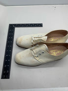 Original WW2 British Army Women's White Summer Shoes - ATS WAAF - Size 240 - The Militaria Shop