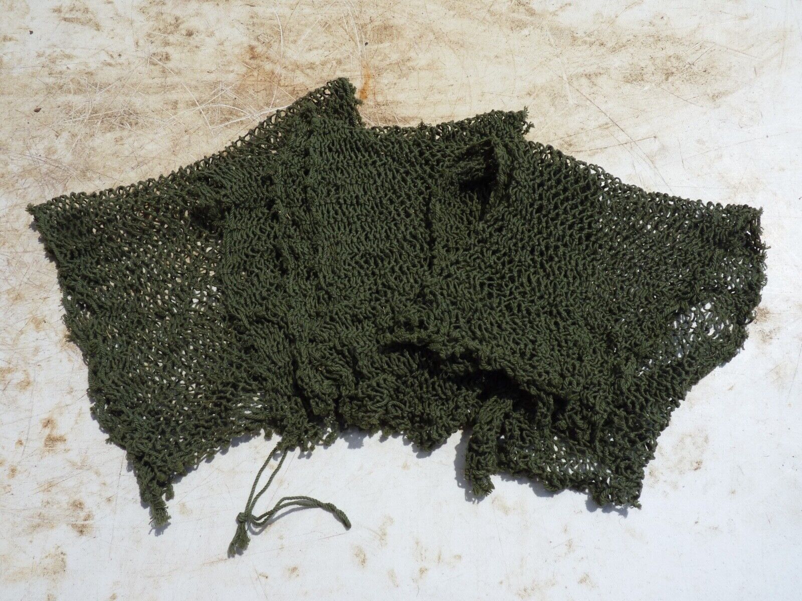Original WW2 British Army Combat Helmet Net - Fits Mk2, Mk3 or US M1 Helmet - The Militaria Shop