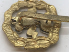 A silver & gilt washed SOUTH LANCASHIRE Regt dress cap badge with slider B1 - The Militaria Shop