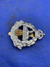 Load image into Gallery viewer, British Army Cap Badge - East Lancashire Regiment Kings Crown - The Militaria Shop
