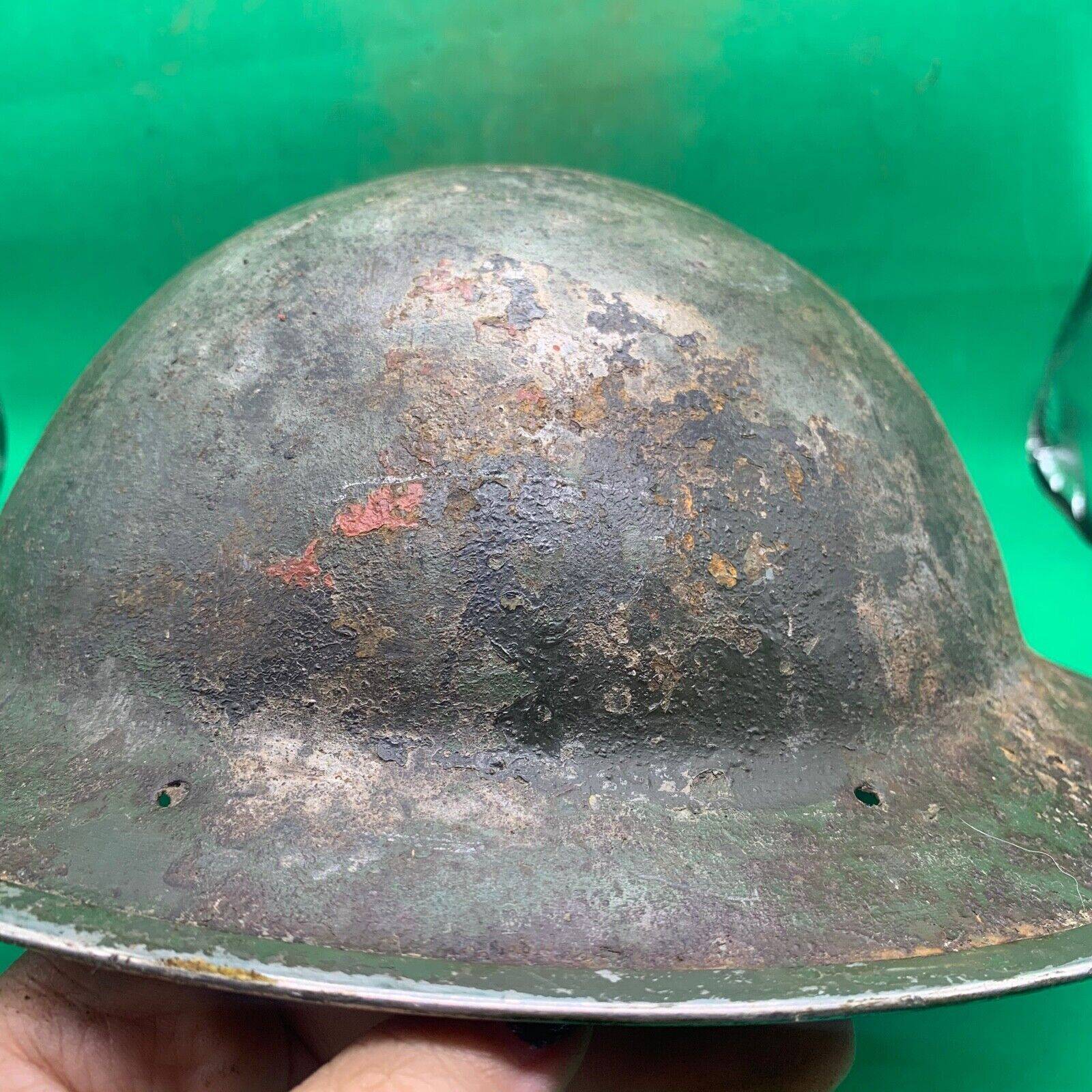 Original WW2 South African Army Mk2 Brodie Helmet - British Style Combat Helmet - The Militaria Shop