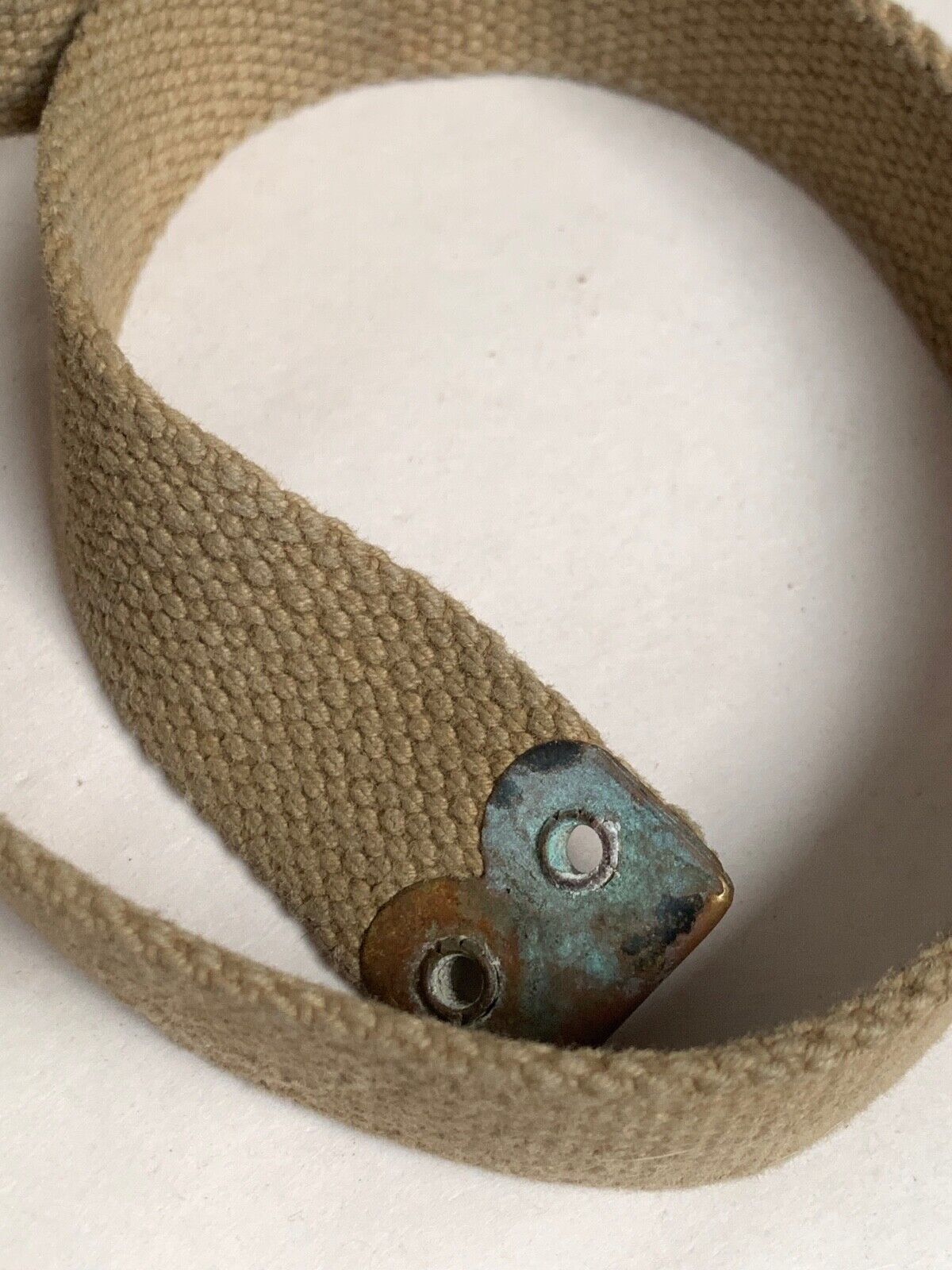 Original WW2 British Army 37 Pattern Shoulder Strap - NORMAL - M.W&S 1942 - The Militaria Shop