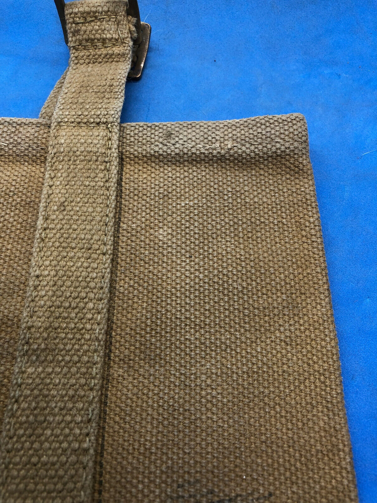WW2 British Army 37 Pattern Webbing Water Bottle Carrier Harness - 1943 Dated - The Militaria Shop