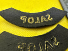 Original WW2 British Home Front Civil Defence Salop Shoulder Titles - The Militaria Shop