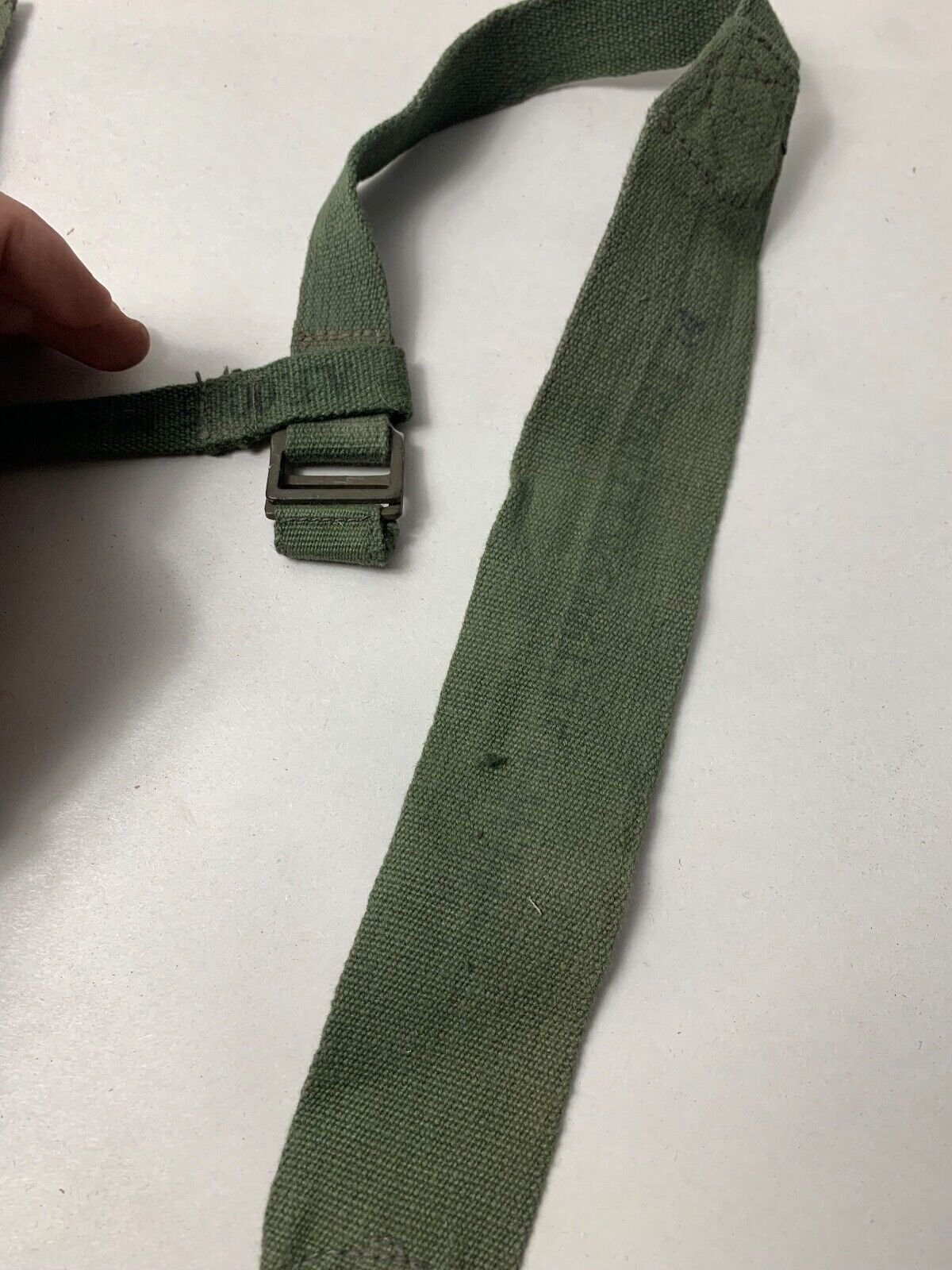 Original WW2 British Army 44 Pattern Shoulder Cross Straps Set - 1945 Dated - The Militaria Shop