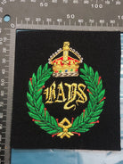 British Army Bullion Embroidered Blazer Badge - RADS 2nd Dragoon Guards - The Militaria Shop