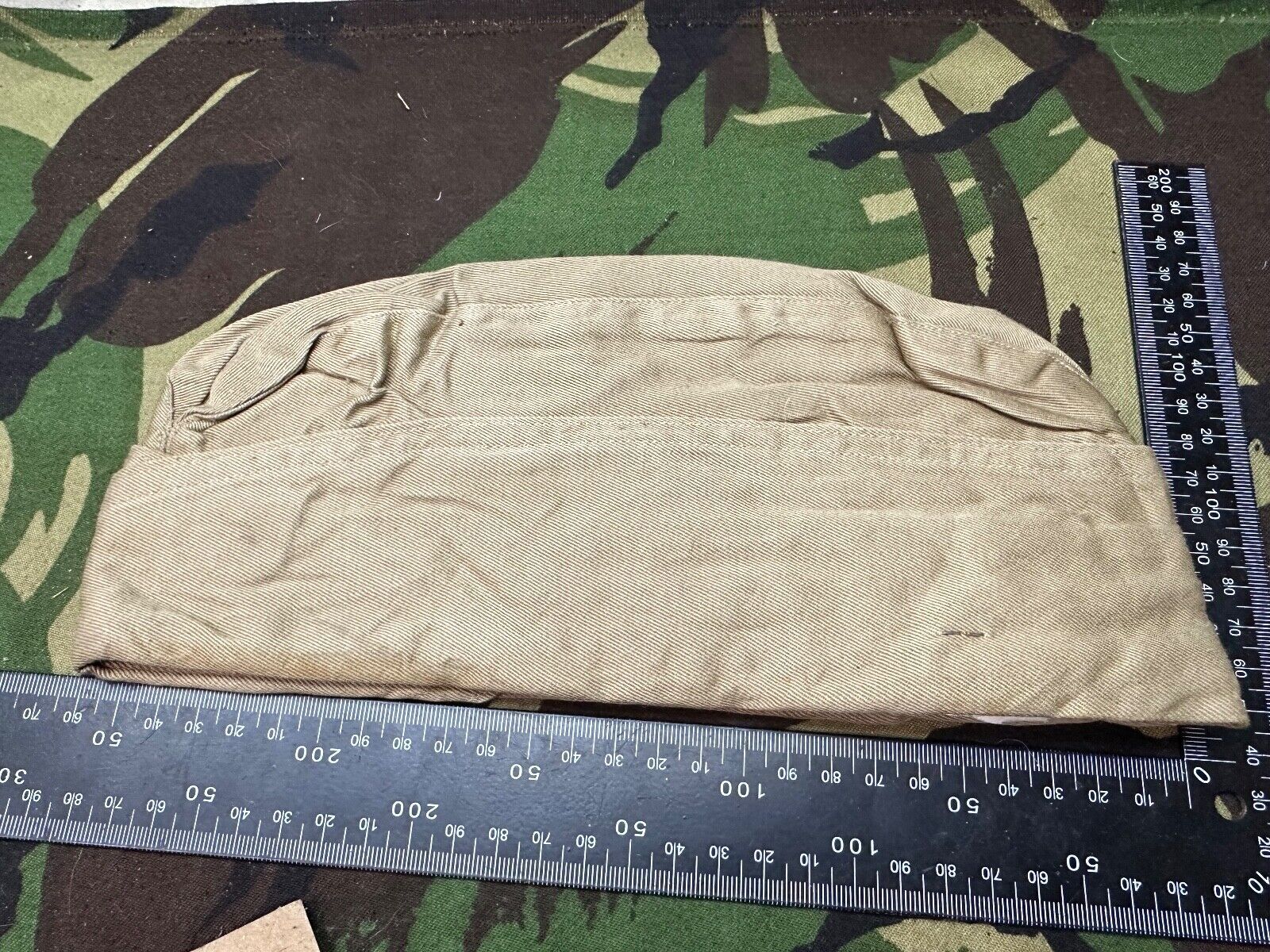 Original WW2 US Army Garrison Side Cap Hat - Old Stock - Combat Servicable - The Militaria Shop