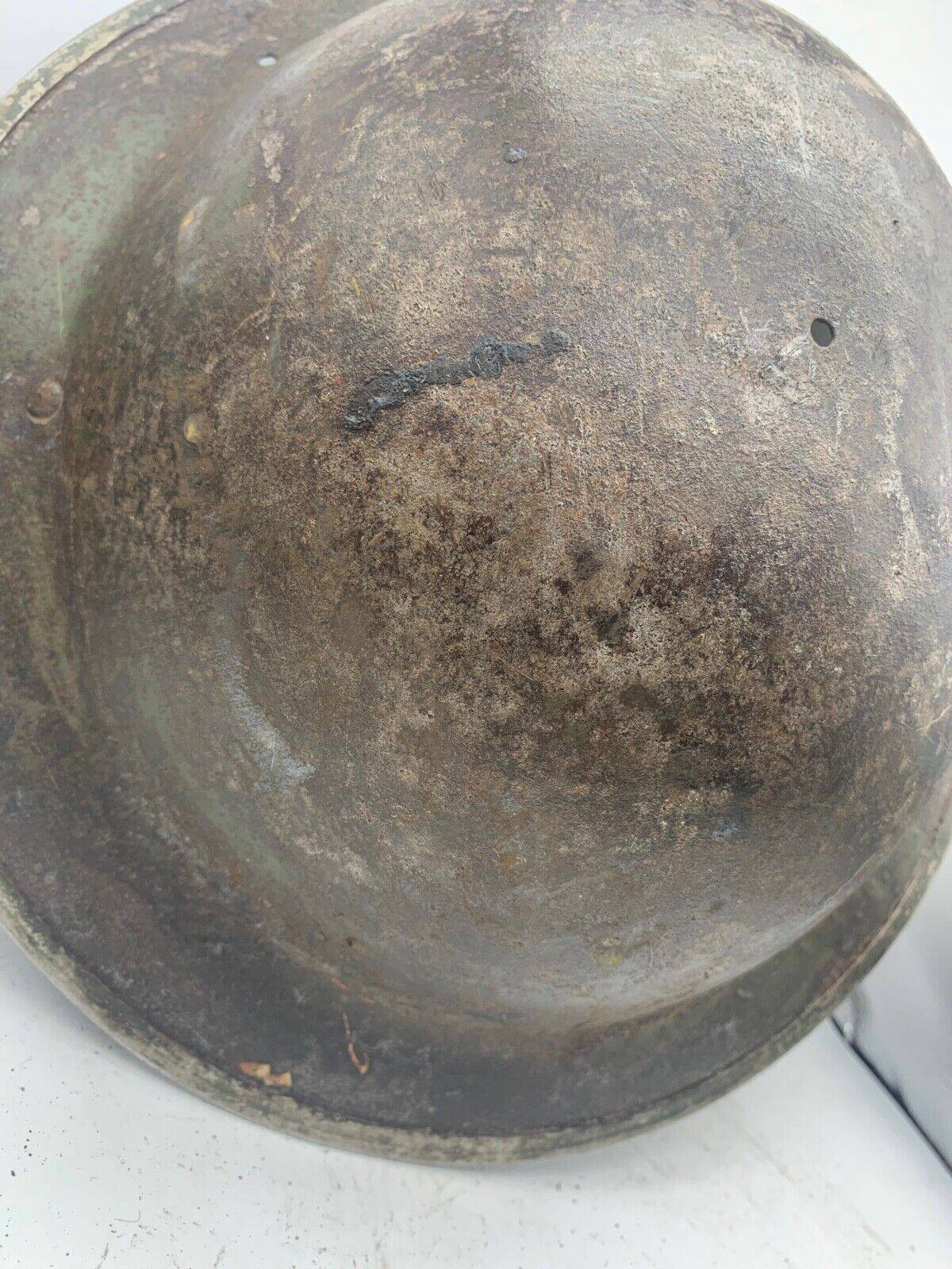 Original WW2 South African Army Mk2 Brodie Helmet - British Style Combat Helmet - The Militaria Shop