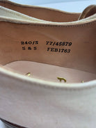 Original WW2 British Army Women's White Summer Shoes - ATS WAAF - Size 240 - The Militaria Shop