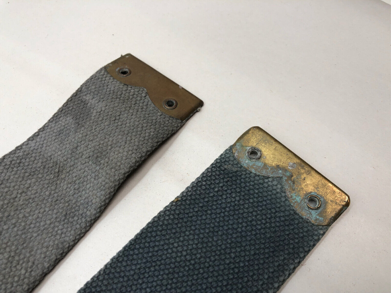 Original WW2 British Royal Air Force Blue 37 Pattern L Strap Set - The Militaria Shop