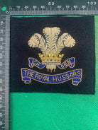 British Army Bullion Embroidered Blazer Badge - The Royal Hussars - The Militaria Shop