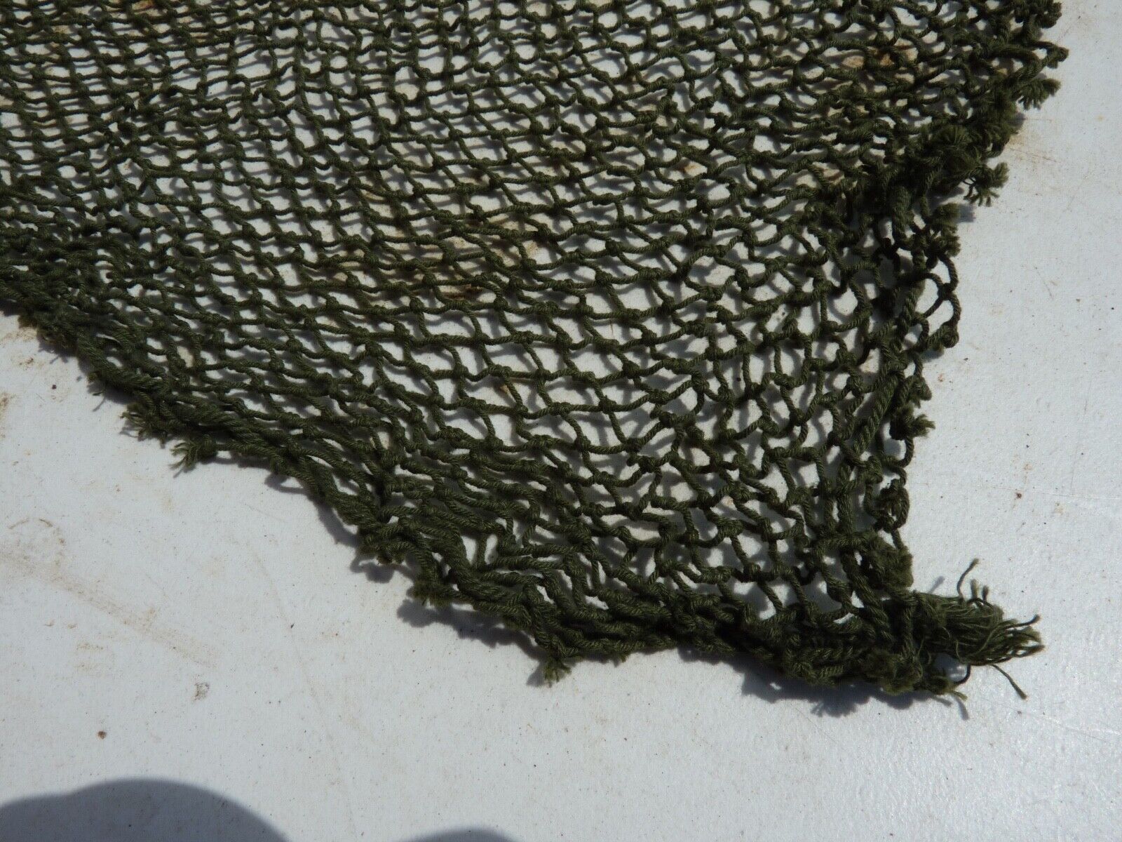 Original WW2 British Army Combat Helmet Net - Fits Mk2, Mk3 or US M1 Helmet - The Militaria Shop