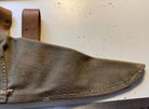 A canvas 1915 pattern Bulgarian Army issue pick-axe head cover. Good condition. - The Militaria Shop