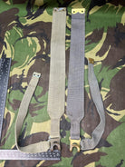 Original British Royal Air Force RAF Blue L Strap Pair - WW2 37 Pattern - The Militaria Shop