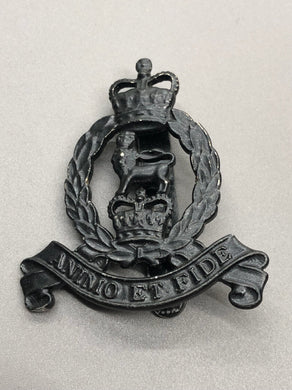 Genuine British Army Adjutant General's Corps Blackened Combat Cap Badge - The Militaria Shop