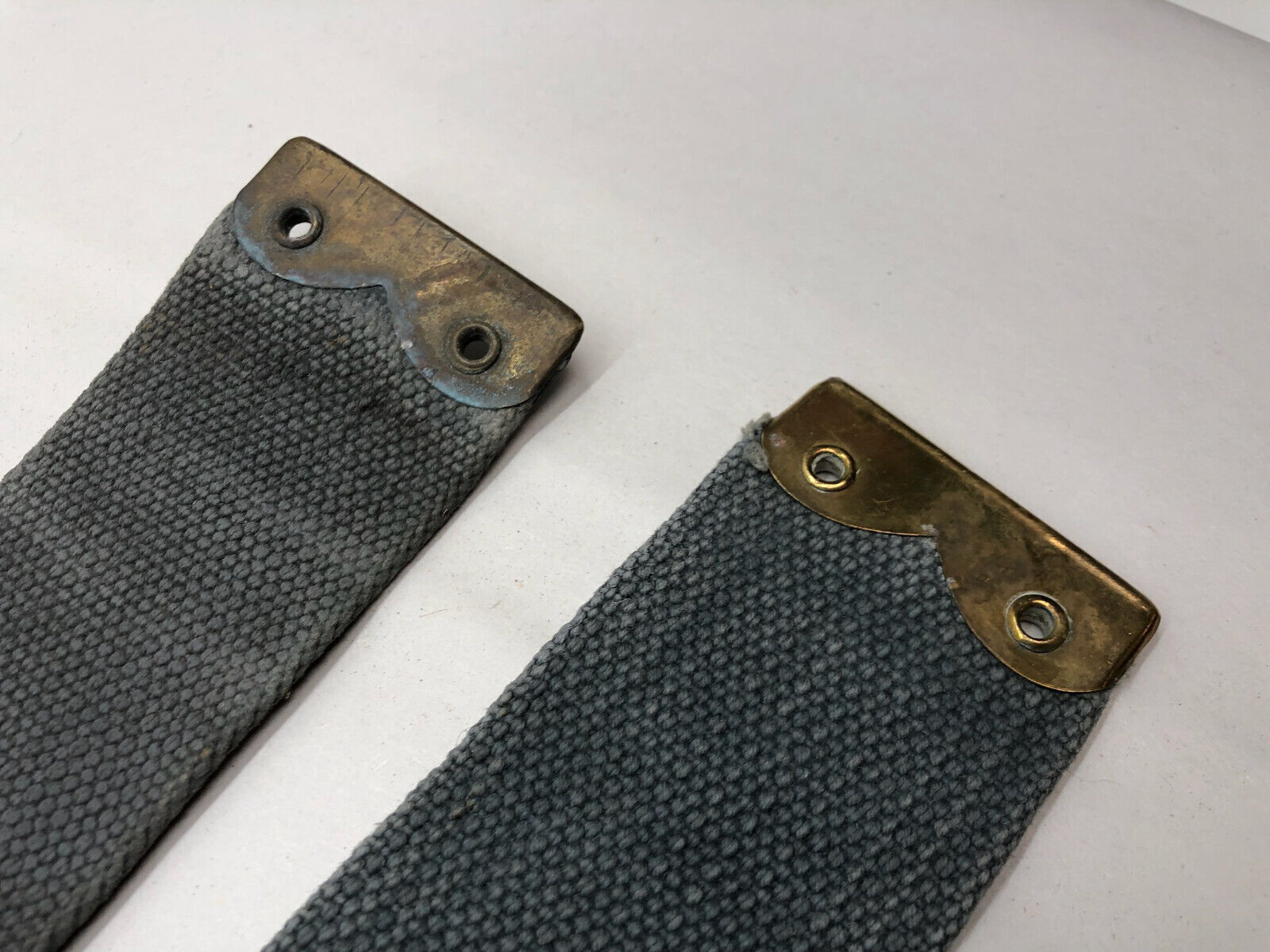 Original WW2 British Royal Air Force Blue 37 Pattern L Strap Set - The Militaria Shop