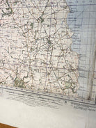 WW2 British Army 1932 dated MILITARY EDITION General Staff map of HOLY ISLAND. - The Militaria Shop