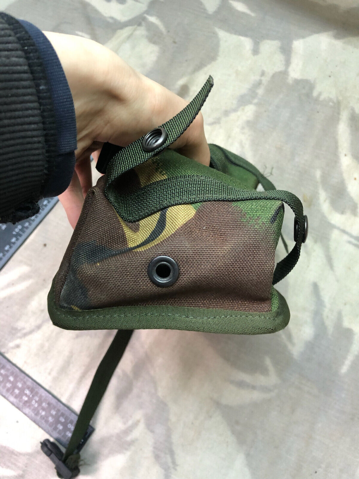 British Army Surplus Woodland DPM Clansman PRC349 Radio PLCE Webbing Pouch - The Militaria Shop