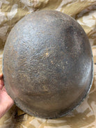 WW2 Mk3 High Rivet Turtle - British / Canadian Army Helmet - Nice Original - The Militaria Shop
