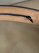 TWBC Brown Leather Pistol Police Belt - Varied Sizes - Hidden Coin Compartment - The Militaria Shop