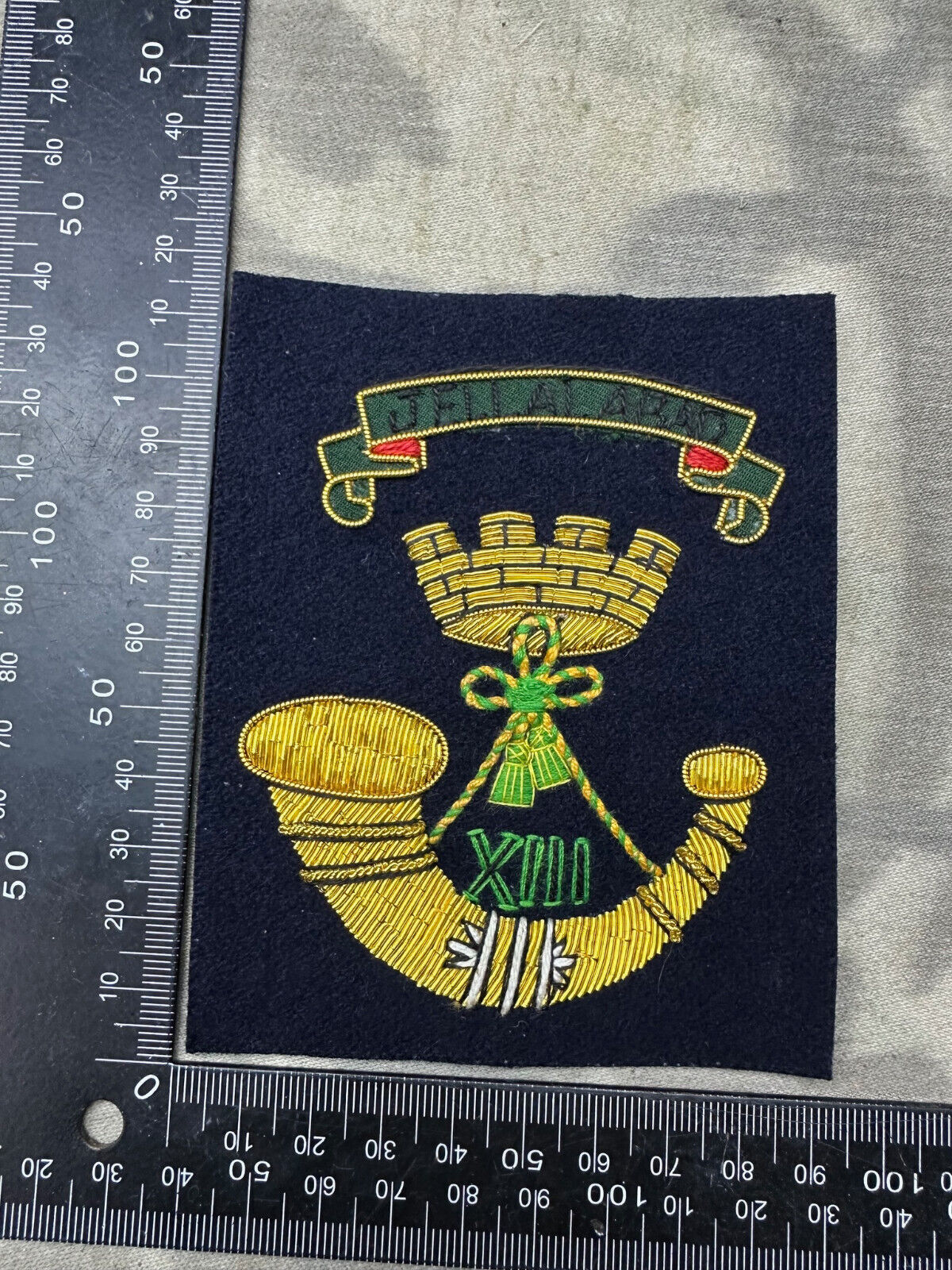 British Army Bullion Embroidered Blazer Badge - Somerset Light Infantry - The Militaria Shop
