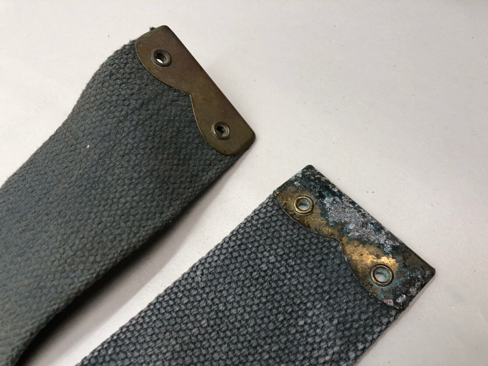 Original WW2 British Royal Air Force Blue 37 Pattern L Strap Set - The Militaria Shop
