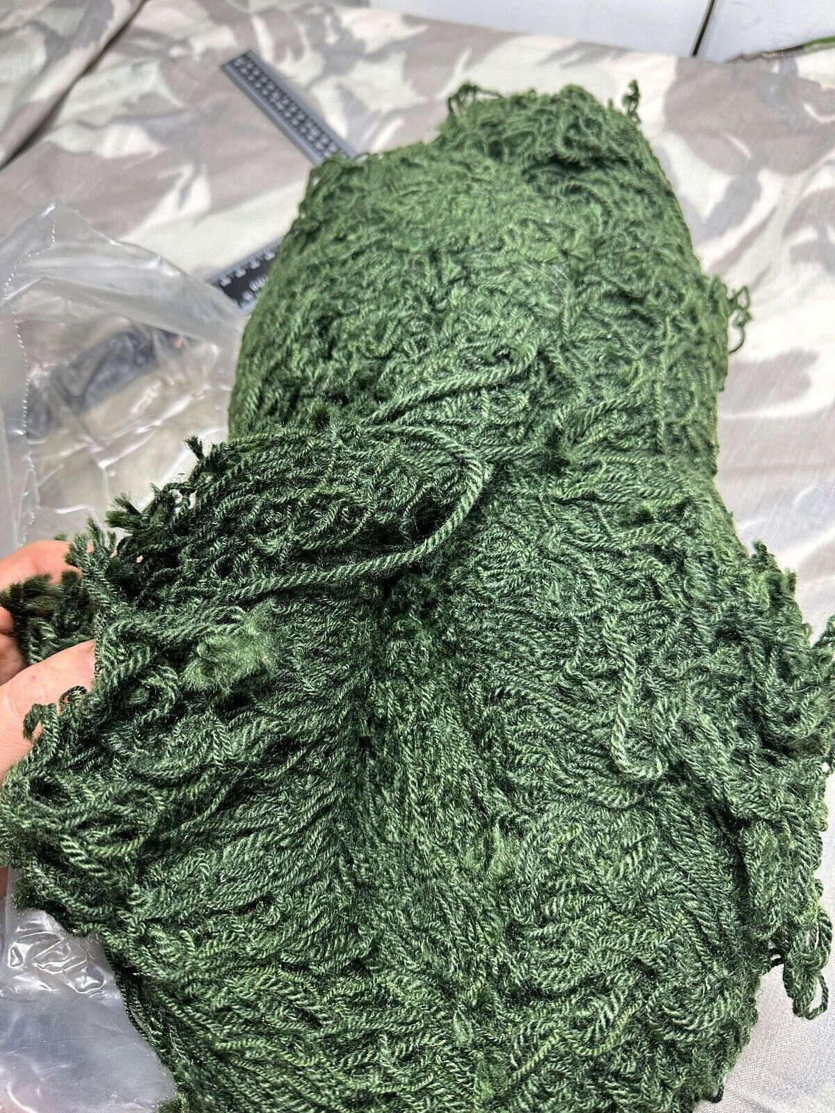 Original British Army Mk2 Mk3 Mk4 Camouflaged Helmet Net- New Old Stock Unissued - The Militaria Shop