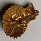 WW1 / WW2 British Army - Lothians and Border Horse gilt brass cap badge. - The Militaria Shop
