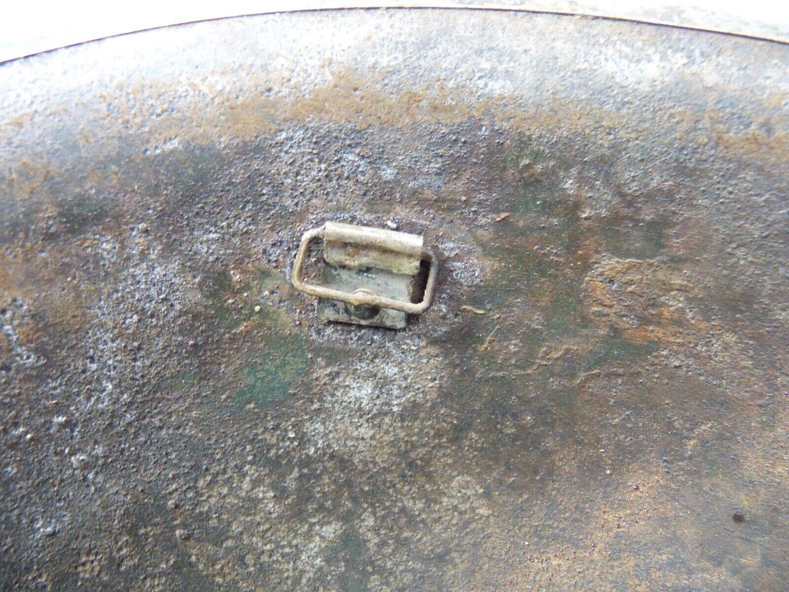 Original WW2 British / Canadian Army Mk3 High Rivet Turtle Army Combat Helmet - The Militaria Shop