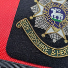 British Army Bullion Embroidered Blazer Badge - Bedfordshire & Hertfordshire - The Militaria Shop