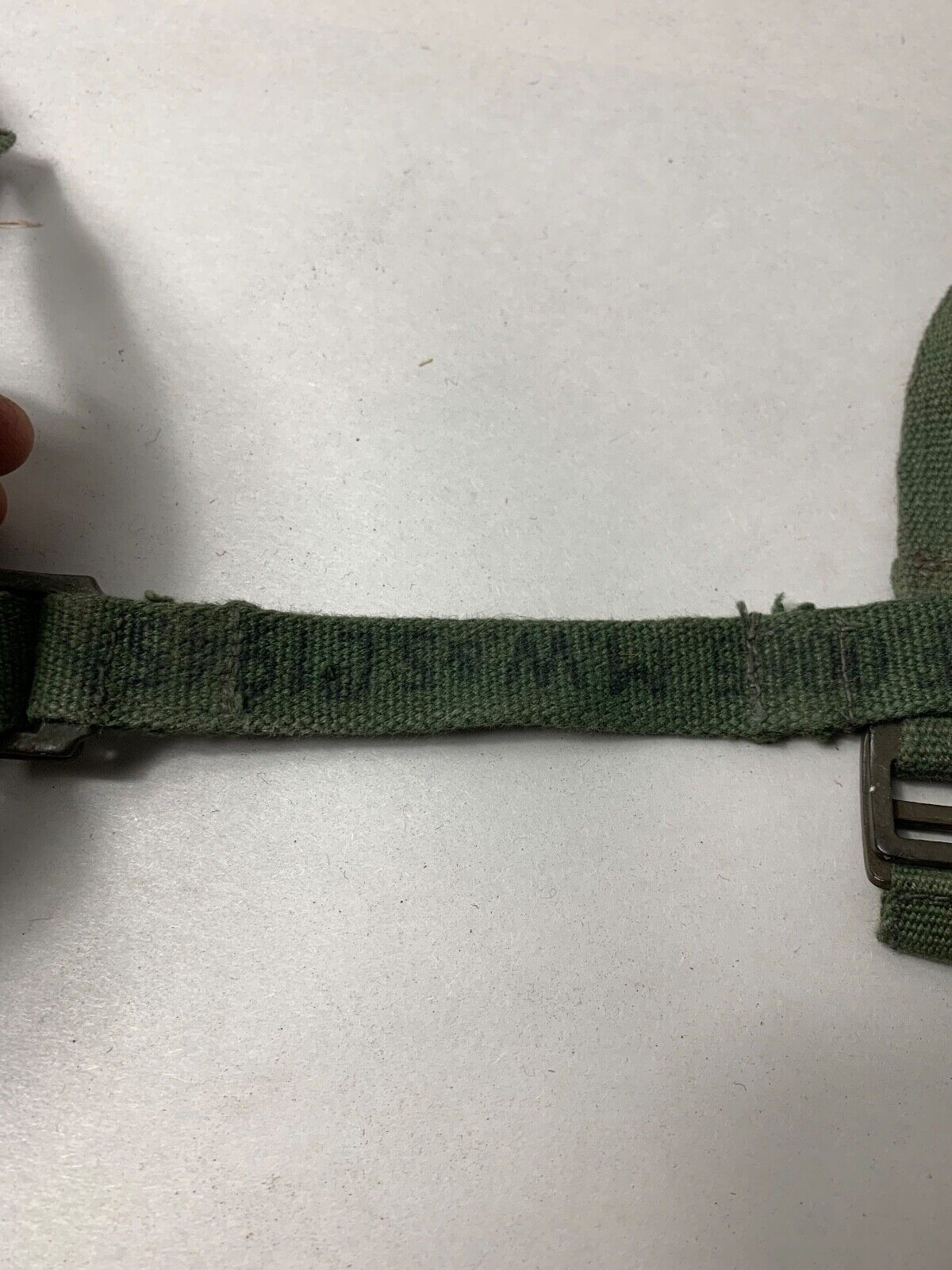 Original WW2 British Army 44 Pattern Shoulder Cross Straps Set - 1945 Dated - The Militaria Shop
