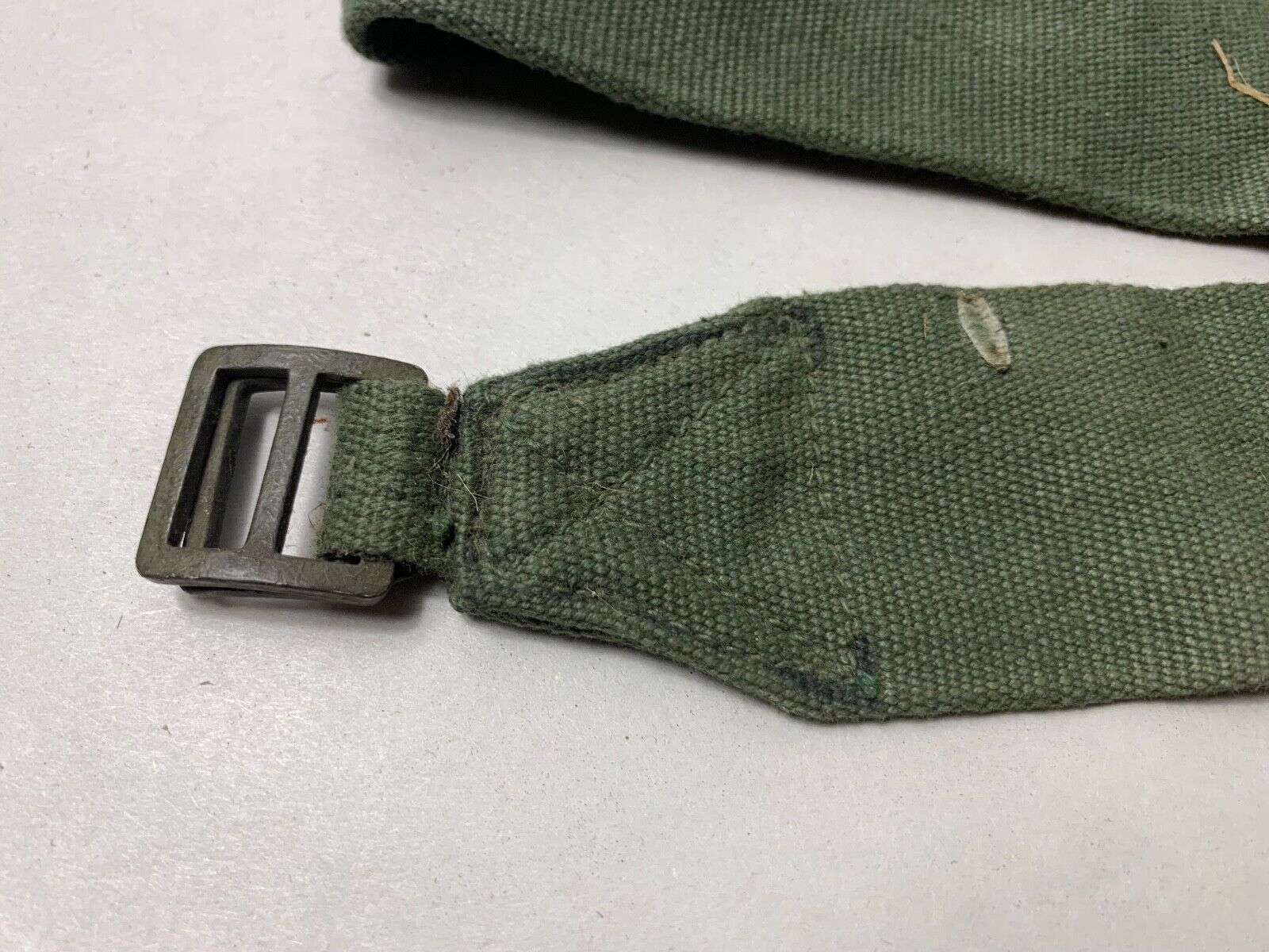 Original WW2 British Army 44 Pattern Equipment Strap - 1945 Dated - The Militaria Shop