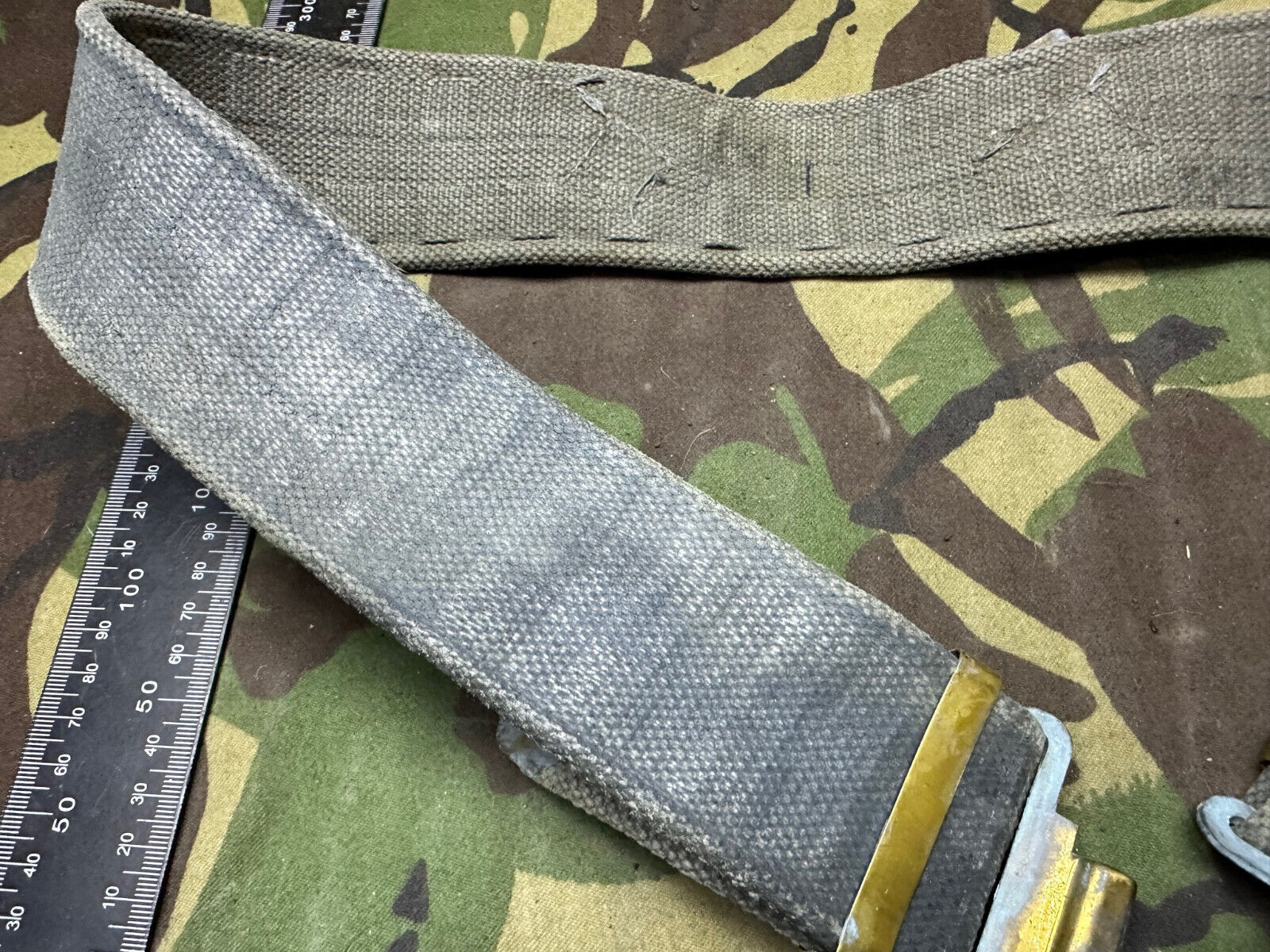 Original British Royal Air Force RAF Blue WW2 37 Pattern Belt - 38" Waist M - The Militaria Shop