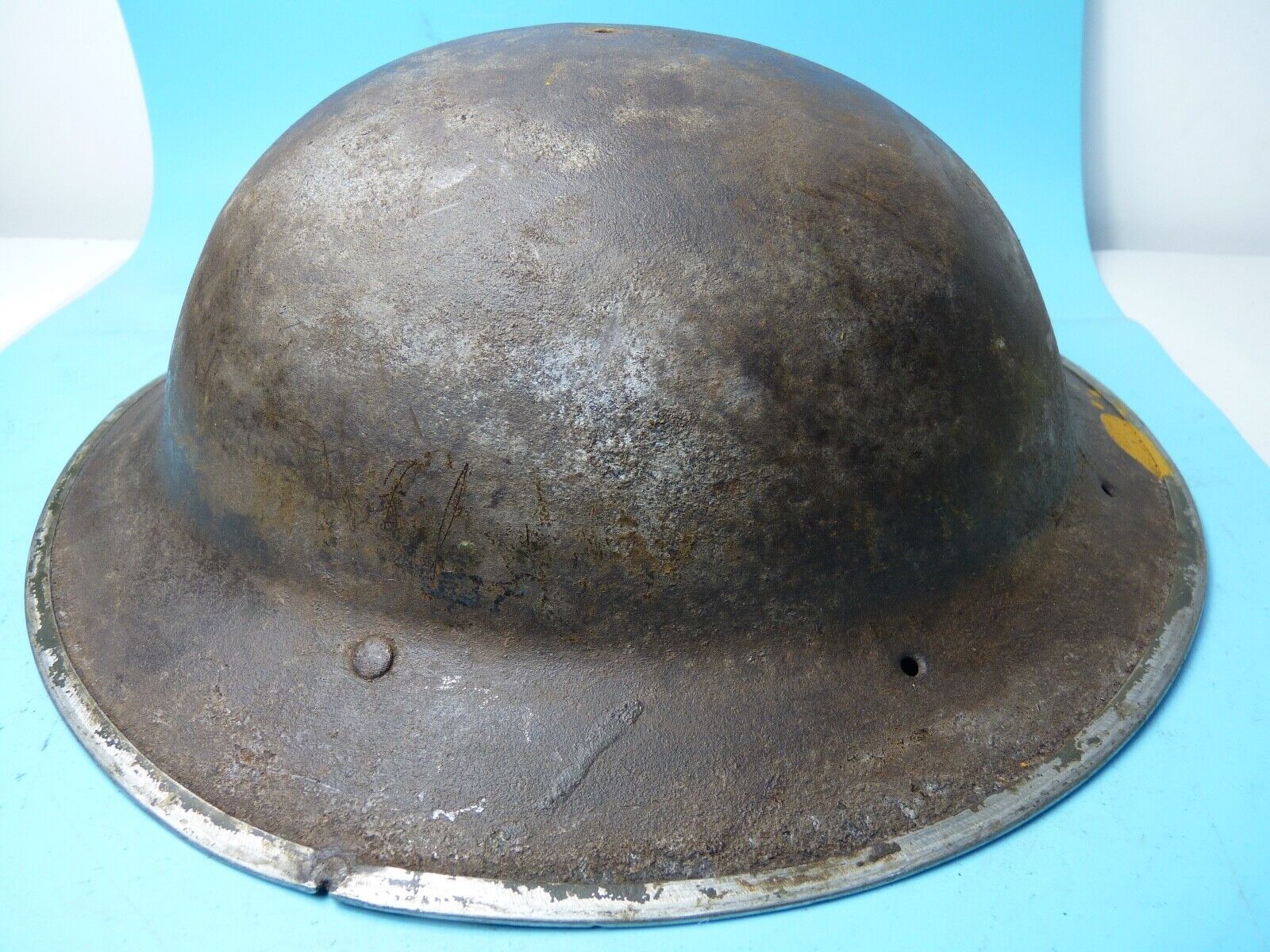 Original WW2 South African Army Mk2 Brodie Helmet - British Style Combat Helmet - The Militaria Shop