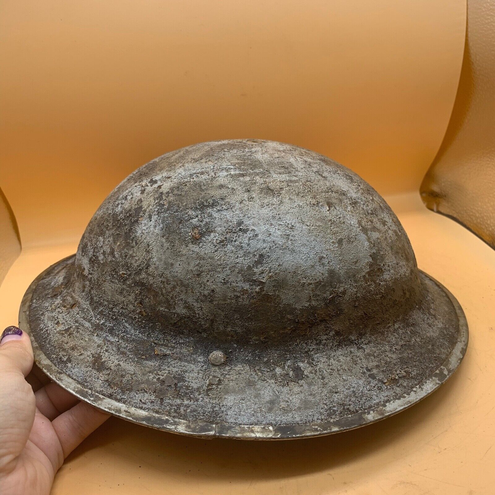 Original WW2 South African Army Mk2 Brodie Helmet - British Style Combat Helmet - The Militaria Shop