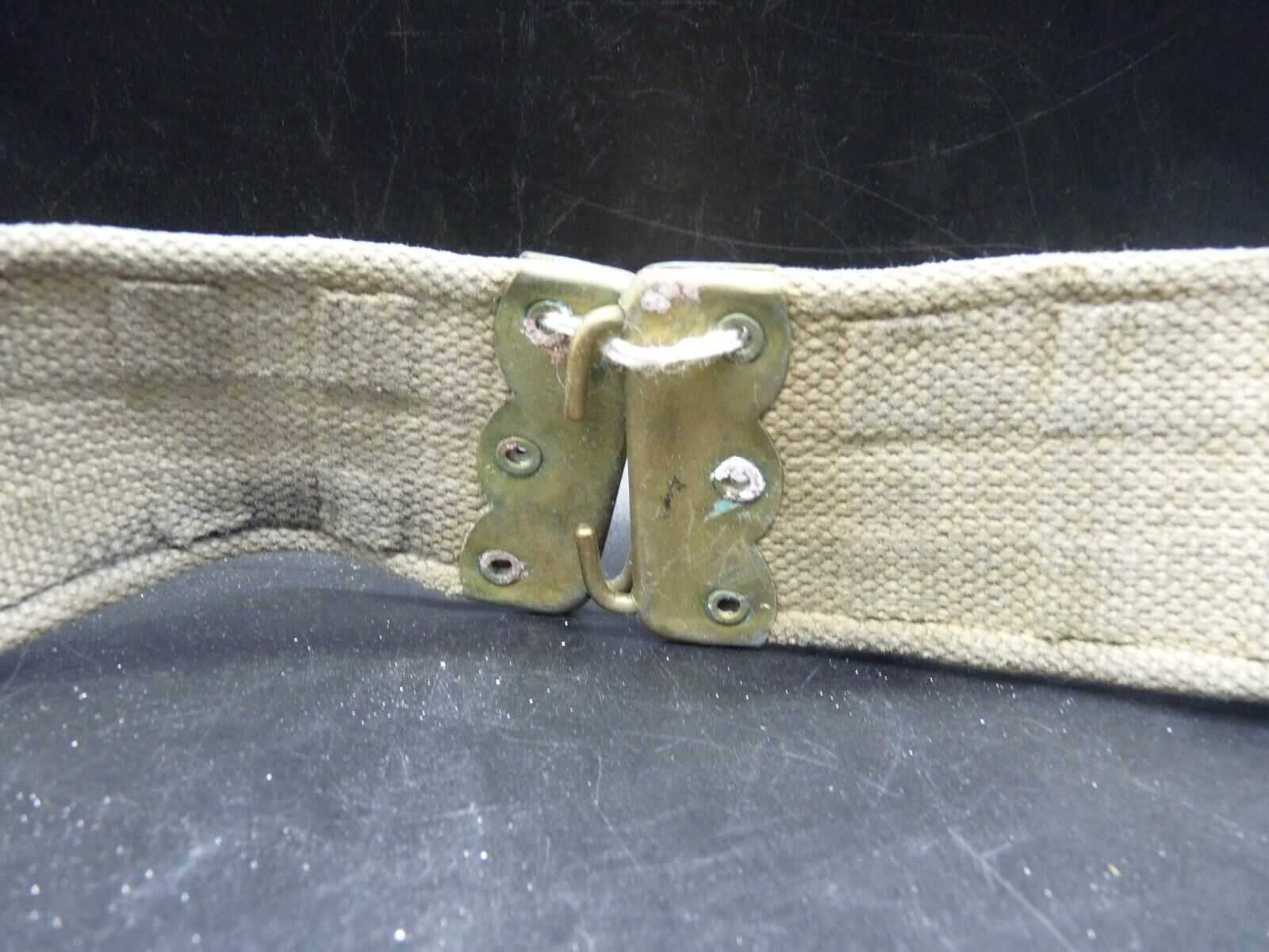 Original British Army / RAF Webbing Belt - WW2 37 Pattern - 40 Inch Waist Max - The Militaria Shop
