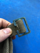 WW2 British Army 37 Pattern Webbing Water Bottle Carrier Harness - 1943 Dated - The Militaria Shop