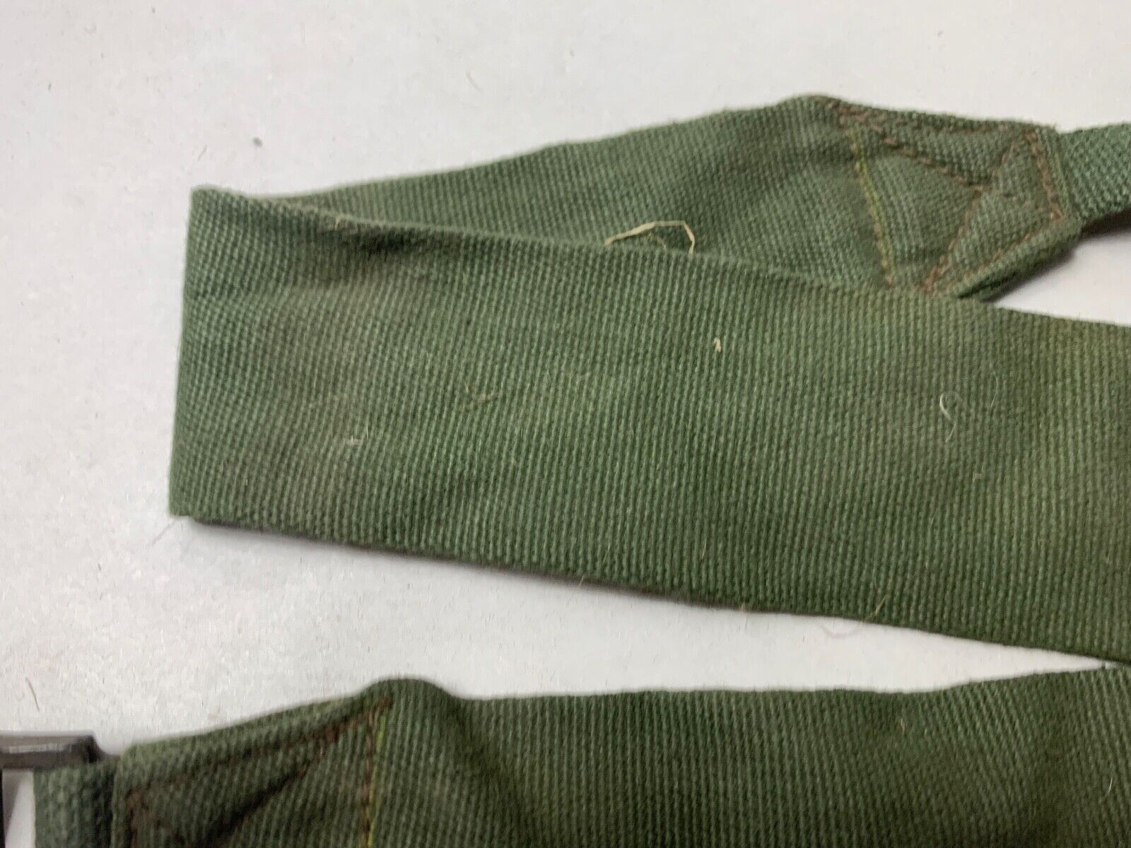 Original WW2 British Army 44 Pattern Equipment Strap - 1945 Dated - The Militaria Shop