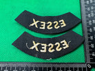 Original WW2 British Home Front Civil Defence Essex Shoulder Titles - The Militaria Shop