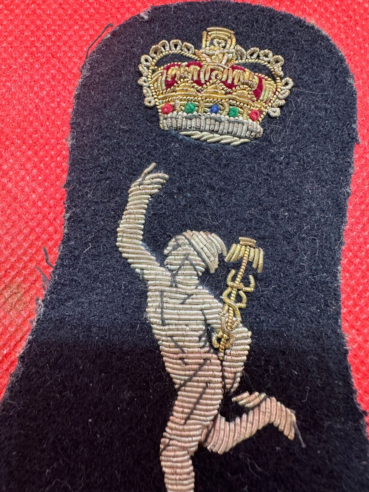 British Army Bullion Embroidered Blazer Badge - Signal Corps - The Militaria Shop