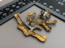 Load image into Gallery viewer, Original WW2 British Army 7th (Princess Royal’s) Dragoon Guards Cap Badge - The Militaria Shop
