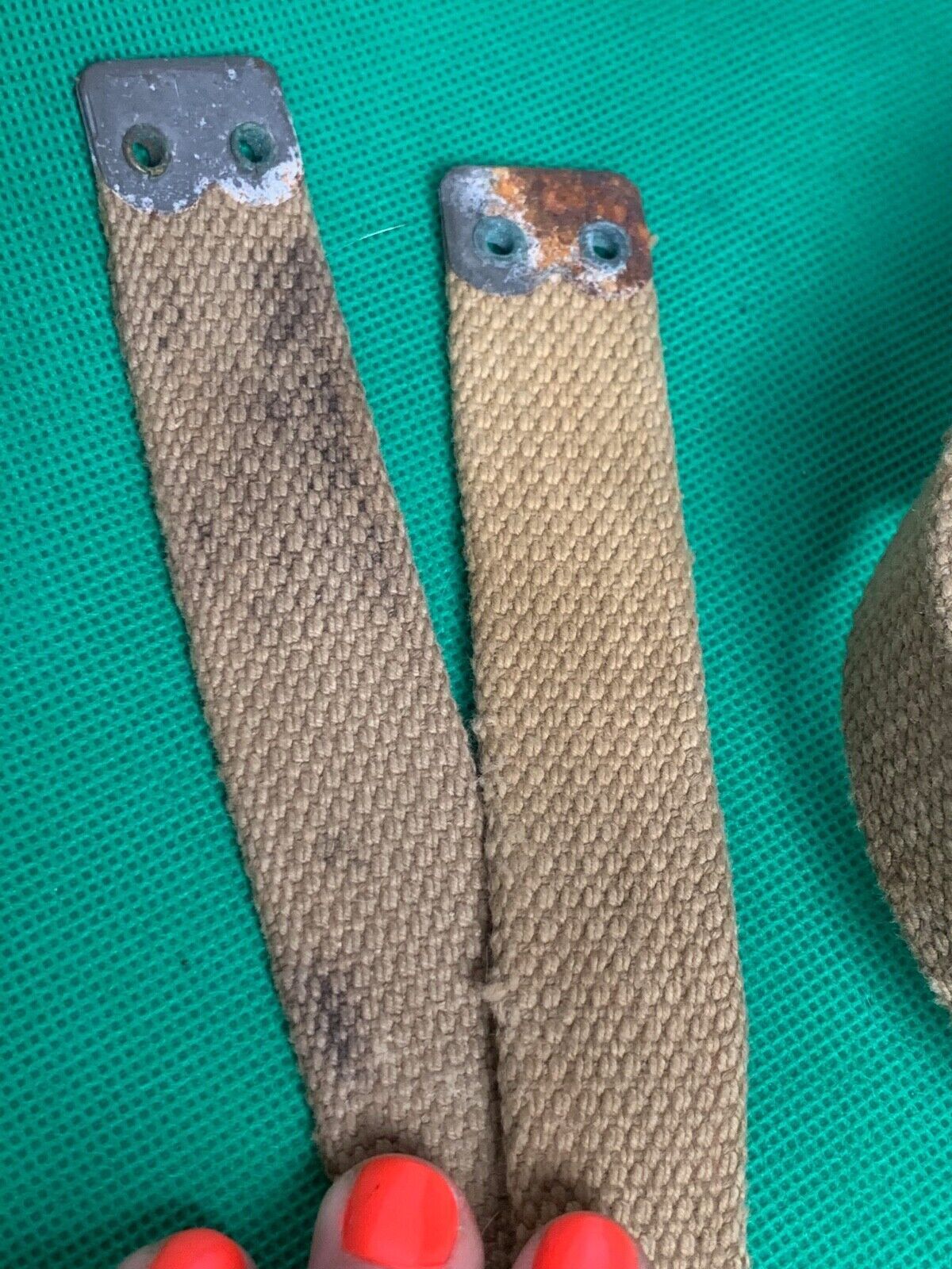 Original WW2 British Army 37 Pattern Shoulder Strap - NORMAL - M&S 1945 - The Militaria Shop