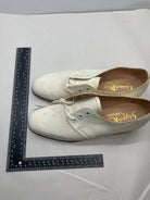 Original WW2 British Army Women's White Summer Shoes - ATS WAAF - Size 240s - The Militaria Shop