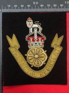 British Army Bullion Embroidered Blazer Badge - The Loyal Regiment - Kings Crown - The Militaria Shop