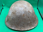 Genuine WW2 Canadian & British Army Helmet - Turtle Mk3 Helmet - The Militaria Shop