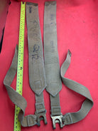 Original WW2 Pattern British Army L Straps Pair - 37 Pattern Webbing Haversack - The Militaria Shop