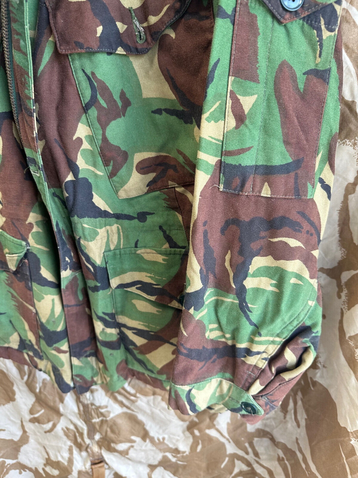 Genuine British Army 1968 Pattern DPM Combat Smock - Size 1 - 40" Chest - The Militaria Shop