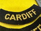 Original WW2 British Home Front Civil Defence Cardiff Shoulder Titles - The Militaria Shop