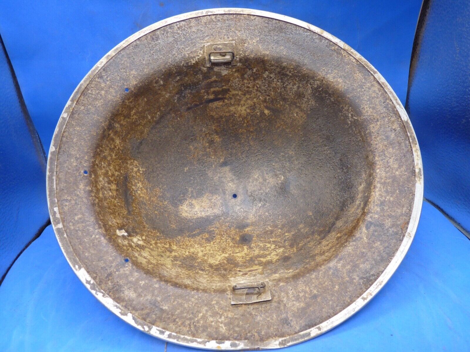 Original WW2 South African Army Mk2 Brodie Helmet - British Style Combat Helmet - The Militaria Shop