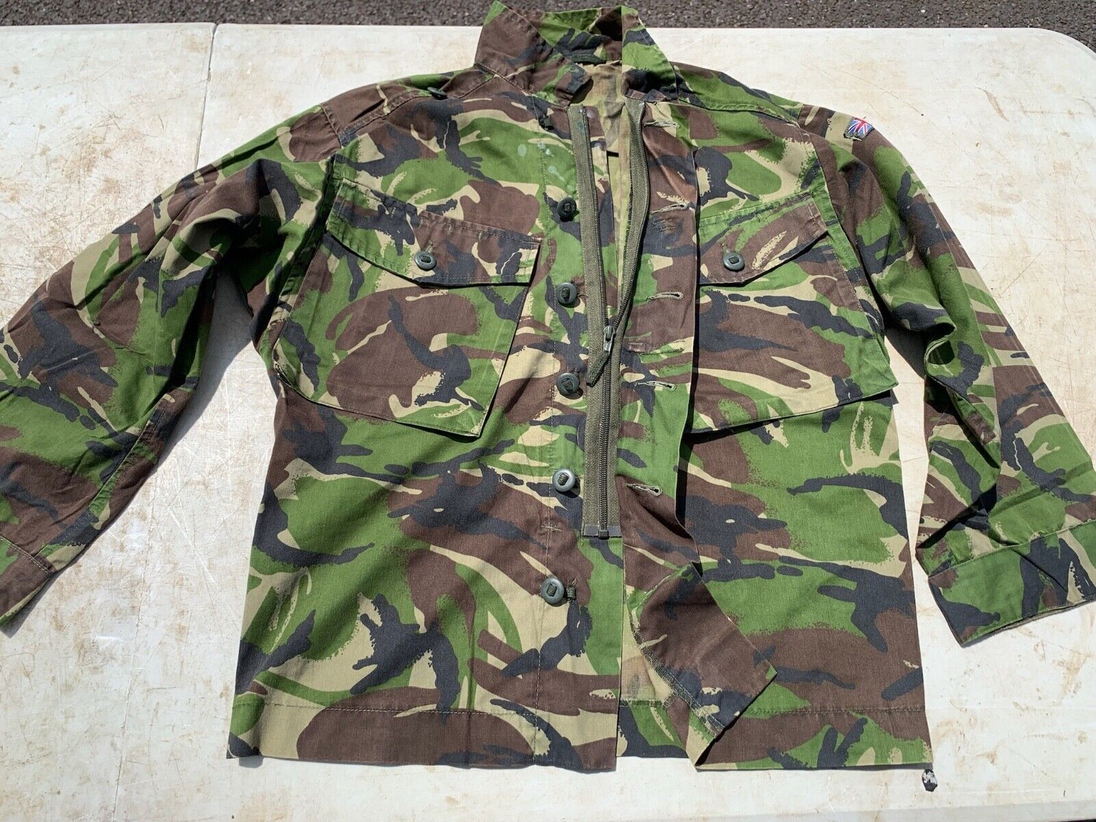 Genuine British Army DPM Woodland Combat Jacket - Size 160/88 - The Militaria Shop
